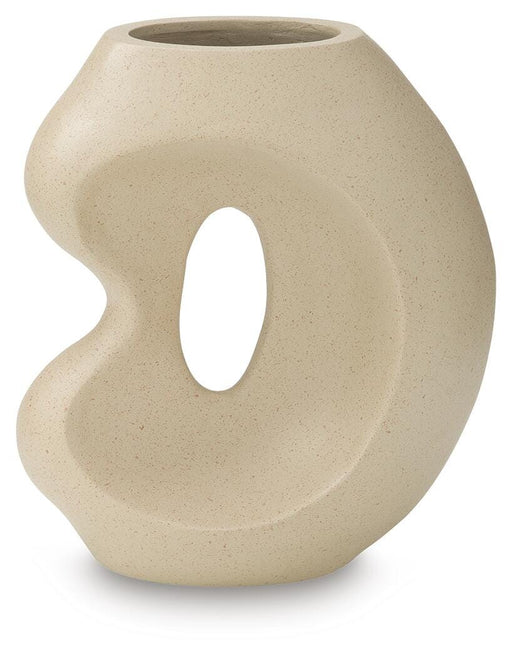 Ashley Furniture Odion Vase, elegant ceramic vase with a sleek finish, perfect for decorative display or floral arrangements.