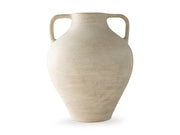 Ashley Furniture Justy Vase, stylish decorative vase with a modern design, featuring a smooth, glossy finish and neutral color.