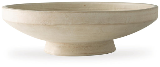 Ashley Furniture Justy Bowl, a stylish ceramic bowl with a modern design, perfect for serving or decorative use.