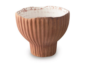 Ashley Furniture Orban Vase, decorative ceramic vase with a sleek design, shown in a stylish room setting.