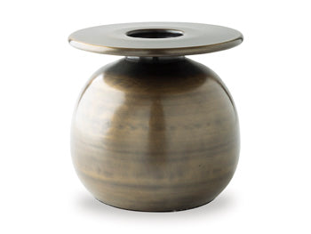 Ashley Furniture Fedorleigh Vase, decorative ceramic vase with intricate design, displayed on a neutral surface.