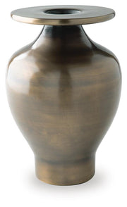 Ashley Furniture Fedorleigh Vase in a sleek, modern design with a smooth finish, perfect for decorative displays.