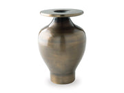 Ashley Furniture Fedorleigh Vase featuring a sleek, modern design with a smooth finish, perfect for decorative floral arrangements.