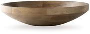 Ashley Furniture Clayburg Bowl, decorative ceramic bowl with a textured design, displayed on a neutral background.