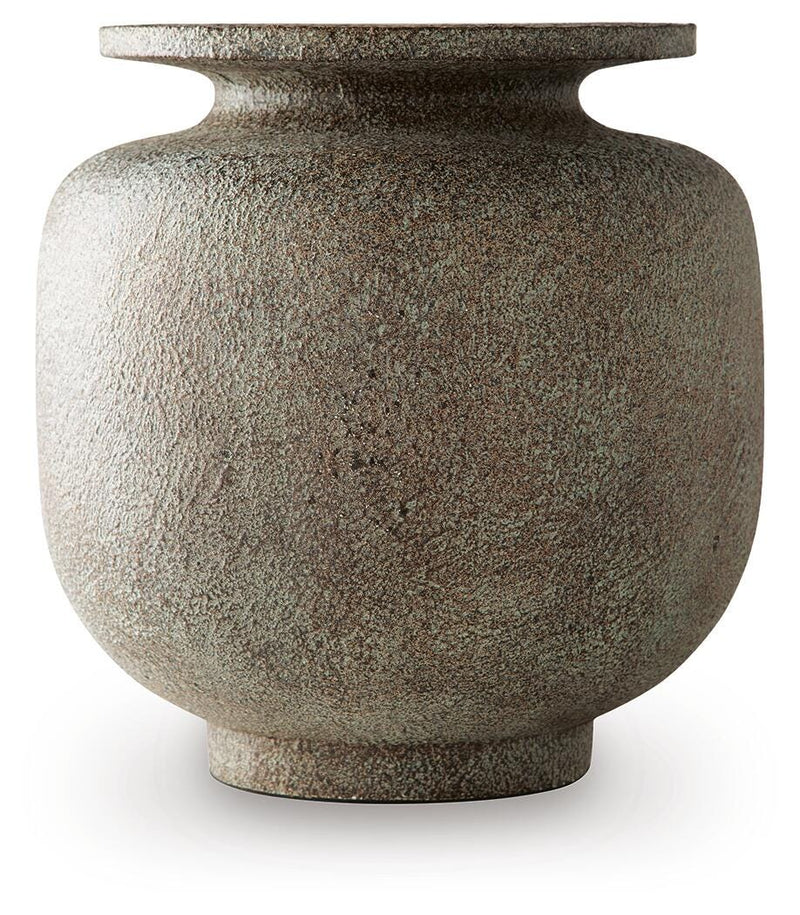 Ashley Furniture Jedwick Vase, stylish decorative ceramic vase with blue and white patterns, suitable for home accents.