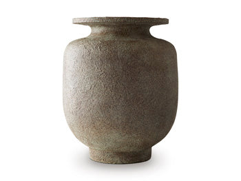 Ashley Furniture Jedwick vase featuring a sleek, modern design in a neutral finish, perfect for contemporary home decor.