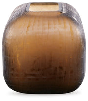 Ashley Furniture Capard Vase, elegant ceramic vase with a smooth finish, perfect for decorative floral displays.