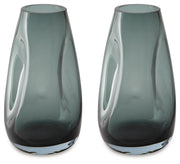 Set of two Ashley Furniture Beamund vases with a sleek, modern design in neutral colors, perfect for home decor.