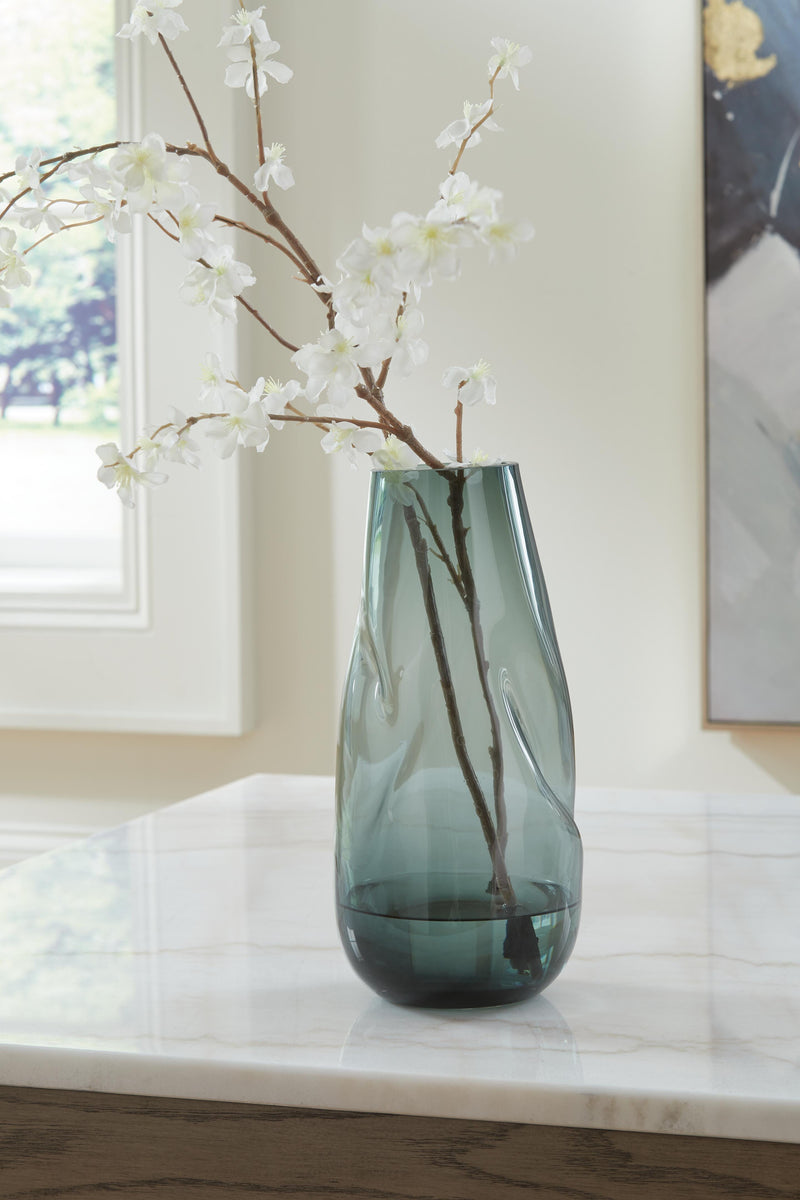 Set of two Beamund vases by Ashley Furniture, featuring sleek ceramic design with a modern, minimalist aesthetic.