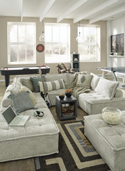 Ashley Furniture Bales accent chair with plush fabric and wooden legs, featuring a modern design and comfortable cushioning.