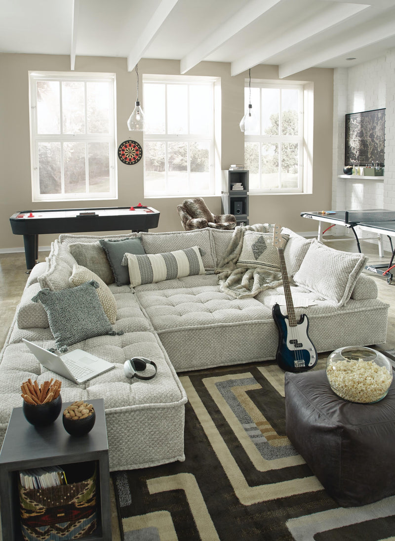 Ashley Furniture Bales accent chair with plush fabric upholstery and modern design, featuring a comfortable cushioned seat.