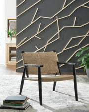 Ashley Furniture Halfmore accent chair with plush upholstery and modern design, shown in a cozy living room setting.