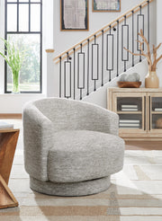 Ashley Furniture Wardsor Swivel Accent Chair with plush upholstery and modern design, perfect for living room or office decor.