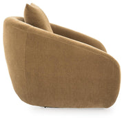 Ashley Furniture Yahya swivel accent chair with a modern design, featuring a cushioned seat and stylish upholstery.