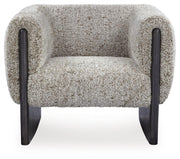 Ashley Furniture Olethea accent chair with plush fabric and stylish design, shown from a head-on view.