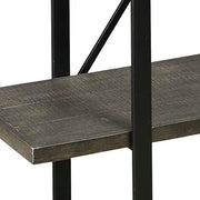 Ashley Furniture Gilesgrove Bookcase with multiple shelves and a warm wood finish, ideal for living room or office storage.