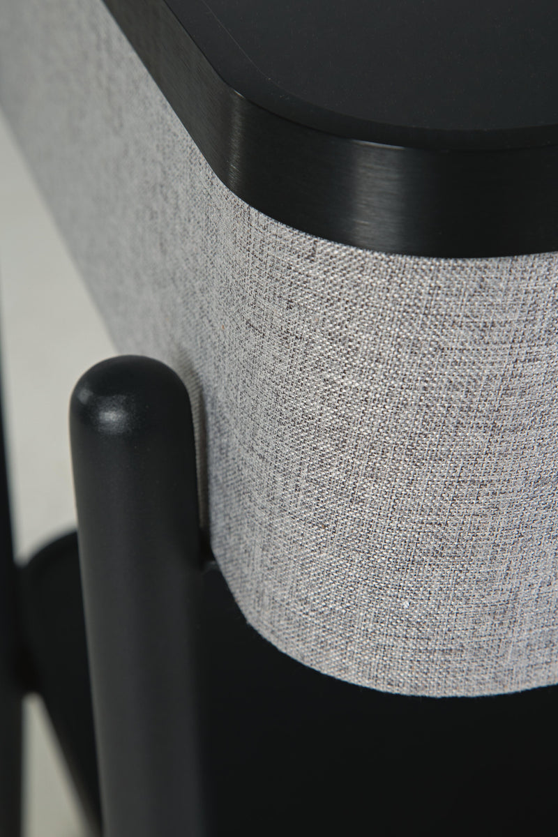 Ashley Furniture Jorvalee accent table with integrated speaker, featuring a sleek finish and modern design for stylish home decor.