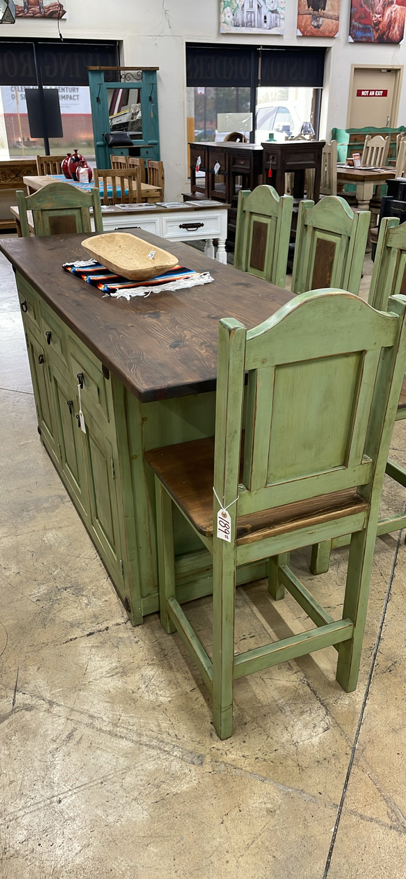 Wooden Counter Height Stools