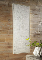 Ashley Furniture Daxonport Wall Art featuring modern abstract design in neutral tones, perfect for contemporary home decor.