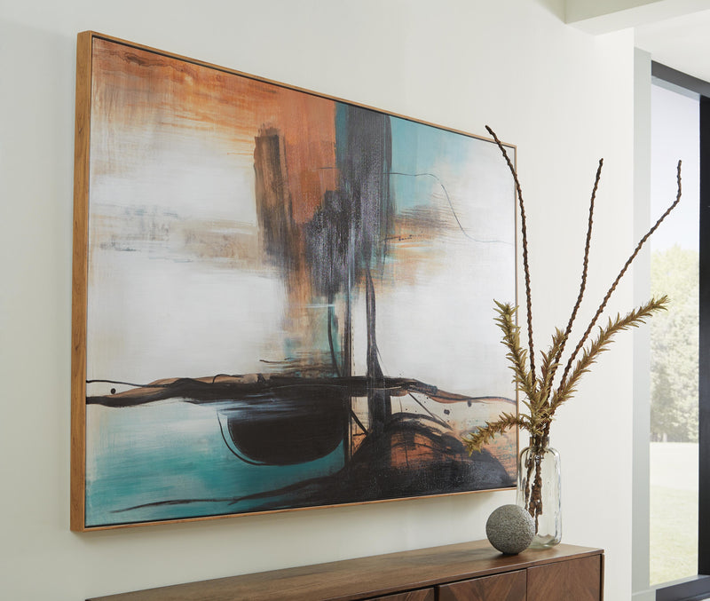 Ashley Furniture Brunonia Wall Art featuring a stylish and modern design for contemporary home decor.