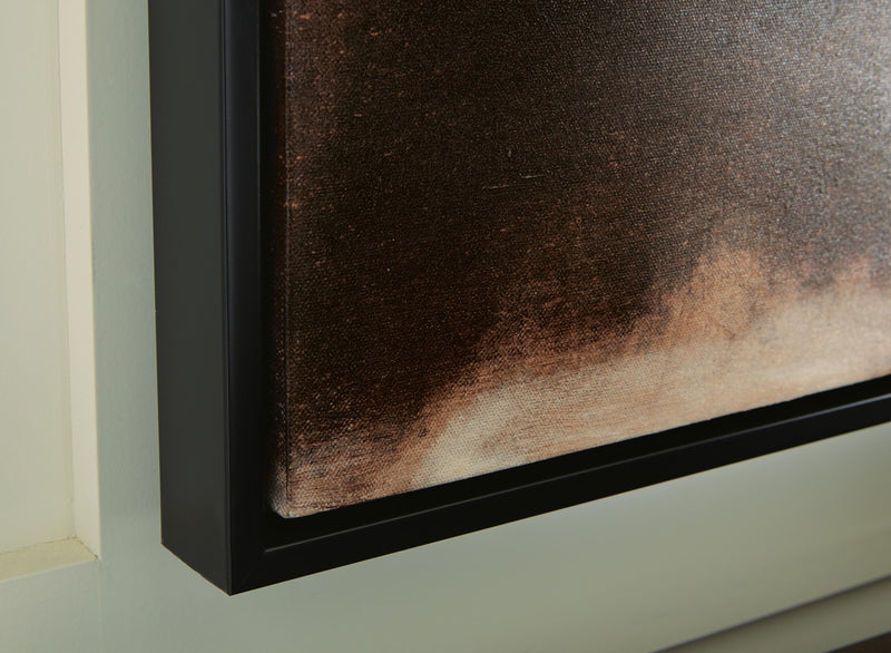 Close-up of Drewland Wall Art by Ashley Furniture featuring intricate design and textured details for stylish home decor.