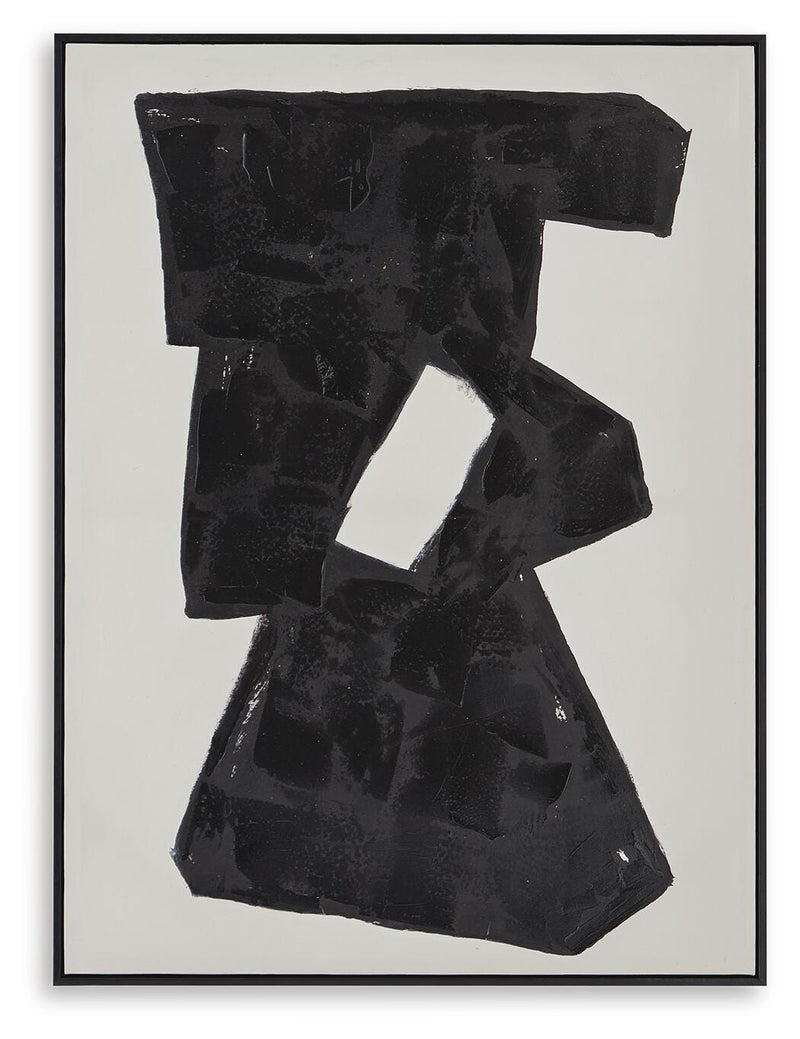 Ashley Furniture Garviery Wall Art featuring a contemporary, abstract design perfect for enhancing modern home decor.