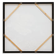 Ashley Furniture Hurshaw Wall Art featuring a modern, abstract design with neutral tones for stylish home decor.