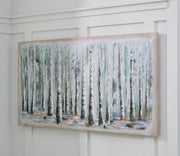 Ashley Furniture Calbert wall art featuring a modern abstract design in neutral tones, ideal for contemporary home decor.