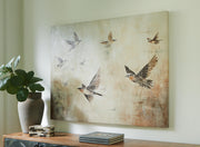Collmund wall art by Ashley Furniture featuring abstract designs in earthy tones, perfect for modern home decor.