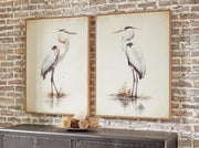 Set of two Aubinell wall art pieces by Ashley Furniture featuring modern abstract designs for stylish home decor.