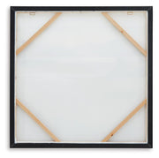 Ashley Furniture Clarkford wall art featuring a modern, abstract design with vibrant colors suitable for contemporary home decor.