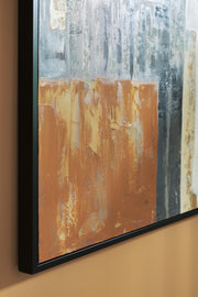 Ashley Furniture Howford wall art featuring a modern, textured design suitable for contemporary home decor.