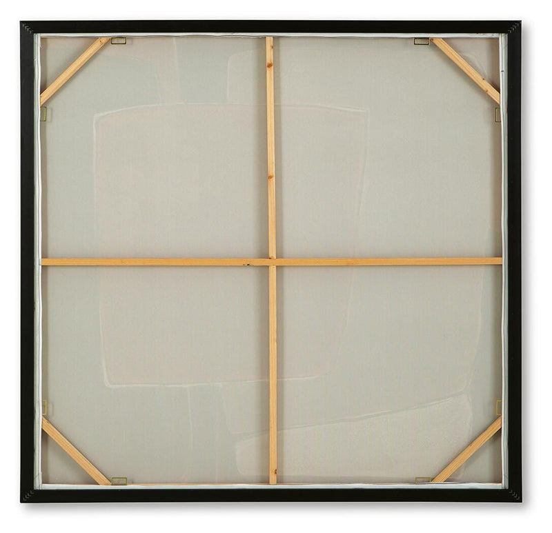 Ashley Furniture Actman wall art featuring abstract design with bold colors, perfect for modern home decor.