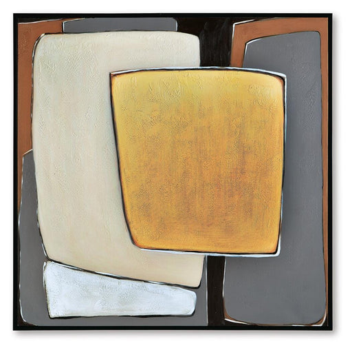 Ashley Furniture Actman wall art featuring a modern, abstract design suitable for contemporary home decor.