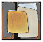 Ashley Furniture Actman wall art featuring modern, abstract design with bold colors and textured details for stylish home decor.