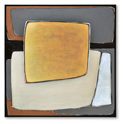 Ashley Furniture Actman wall art featuring a modern, abstract design in bold colors suitable for contemporary home decor.