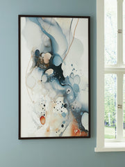 Foxenburg Wall Art by Ashley Furniture, colorful abstract wall decor with vibrant patterns and textures for modern interior design.