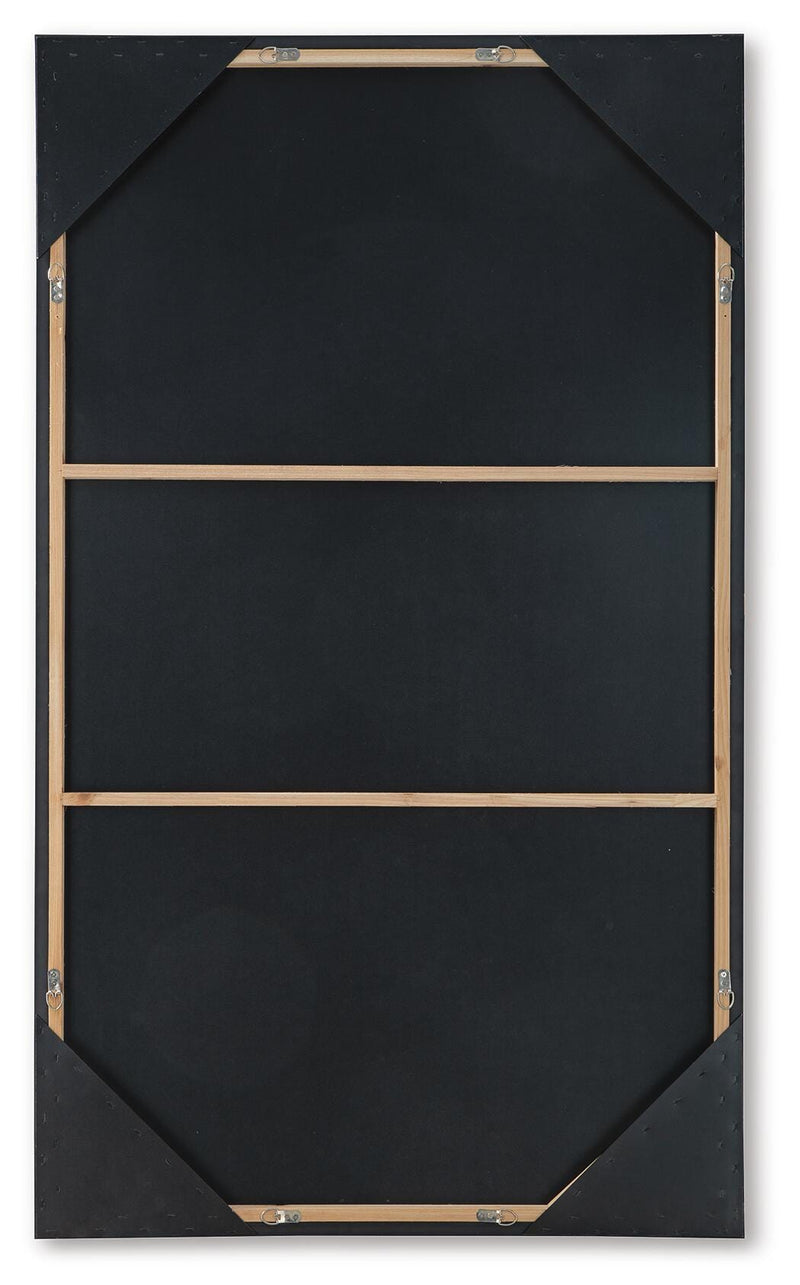 Ashley Furniture Foxenburg Wall Art featuring a modern, abstract design in neutral tones for stylish home decor.