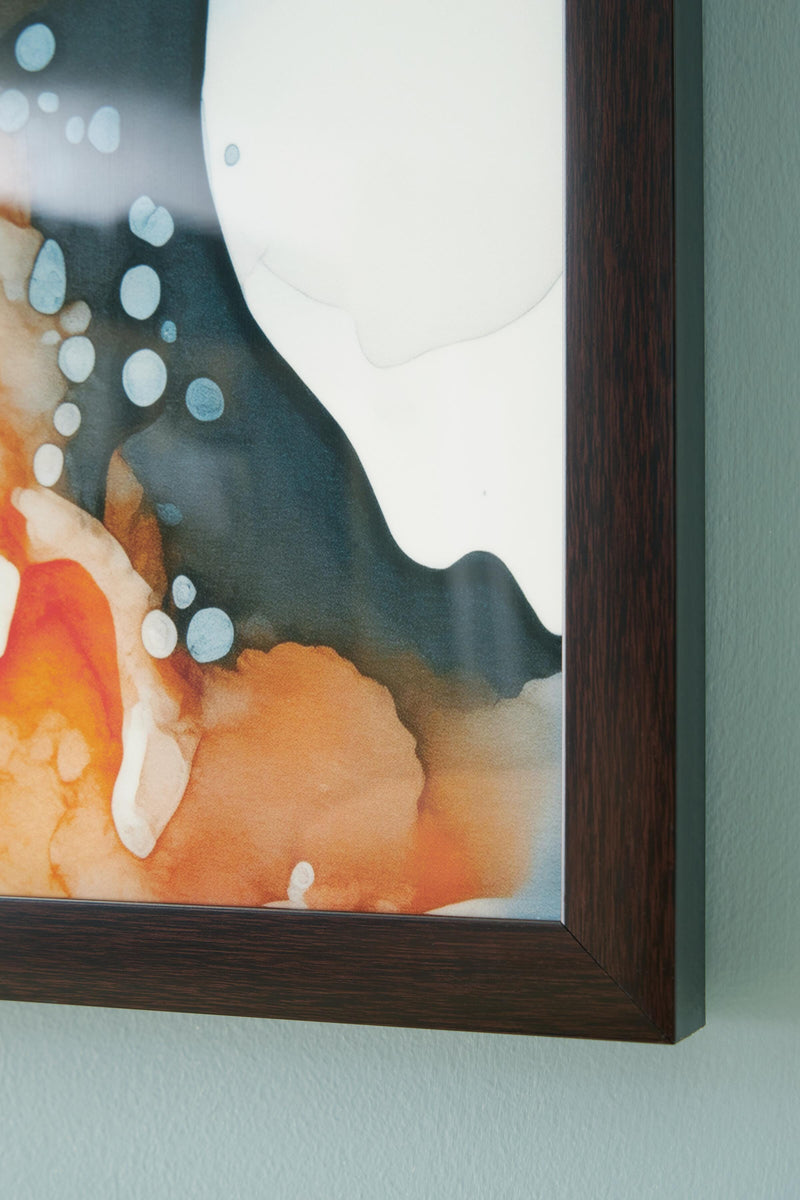 Detailed image of Foxenburg Wall Art by Ashley Furniture, showcasing intricate design and craftsmanship for wall decor.