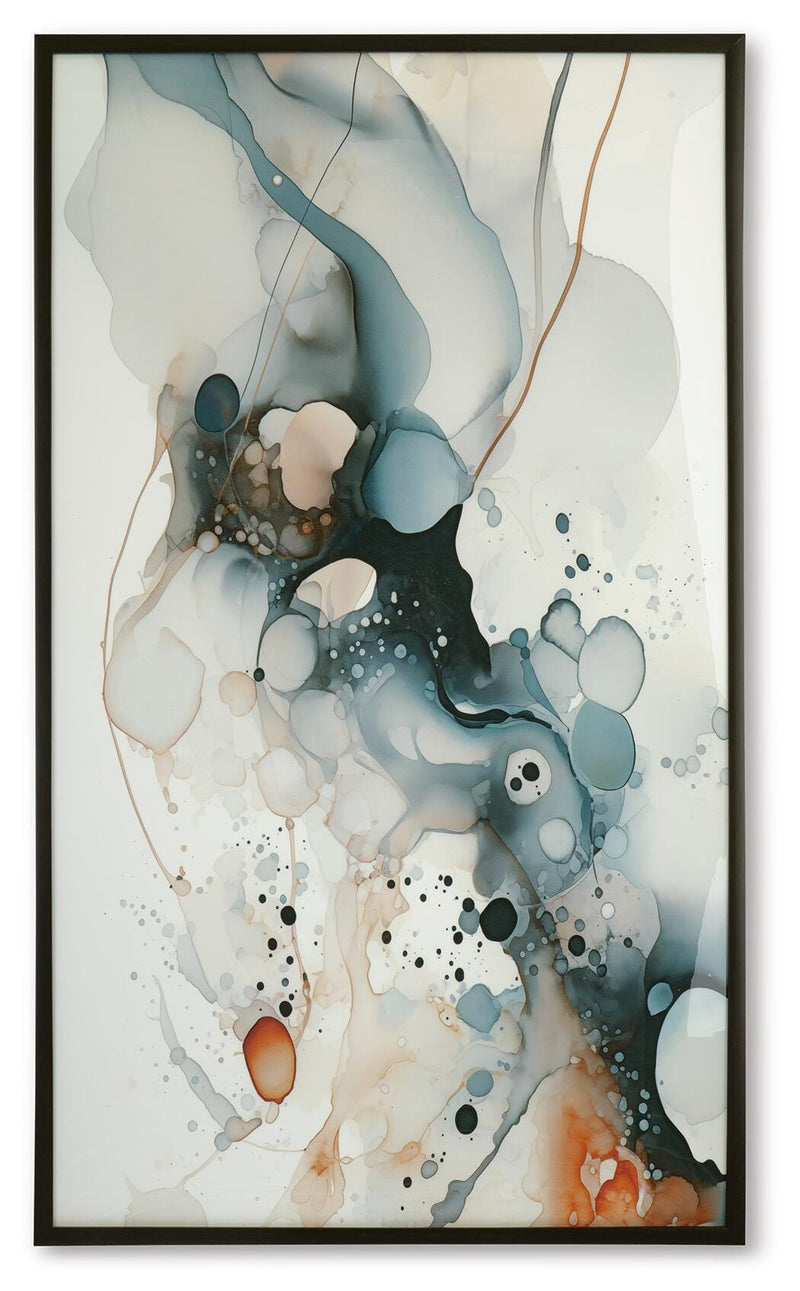 Ashley Furniture Foxenburg Wall Art featuring a stylish, modern design with vibrant colors and intricate details.