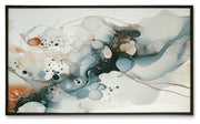 Ashley Furniture Foxenburg Wall Art featuring a modern abstract design on a neutral-toned canvas.