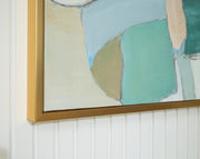 Ashley Furniture Wynburn wall art featuring modern abstract design, suitable for contemporary home decor.