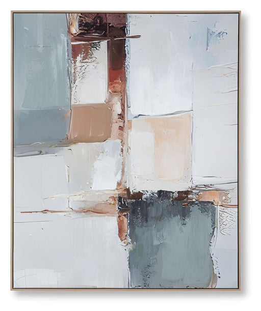 Ashley Furniture Trailport Wall Art featuring a scenic landscape with vibrant colors and detailed brushstrokes.