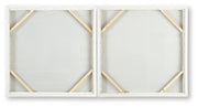 Set of two Andorfield wall art pieces by Ashley Furniture featuring modern abstract designs for stylish home decor.