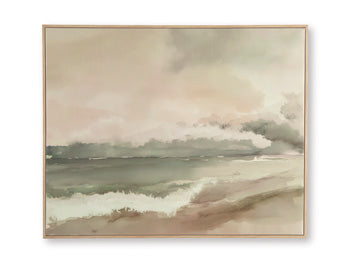 Ashley Furniture Vallus wall art featuring abstract design with neutral tones, perfect for modern home decor.