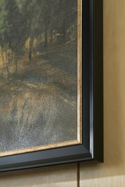 Ashley Furniture Ingor Wall Art featuring modern abstract design with textured finish, ideal for contemporary home decor.