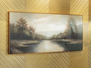 Ashley Furniture Edendale Wall Art featuring a modern abstract design on a large rectangular canvas.