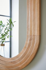 Ashley Furniture Daverly Accent Mirror featuring a stylish frame and clear reflective glass for elegant home decor.