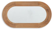 Ashley Furniture Daverly Accent Mirror with a sleek rectangular frame, perfect for adding style to a room.