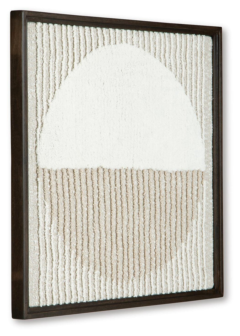 Ashley Furniture Bachard wall decor featuring modern geometric design in a stylish, contemporary wall art piece.